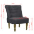 vidaXL French Chair Grey Fabric - Image 7