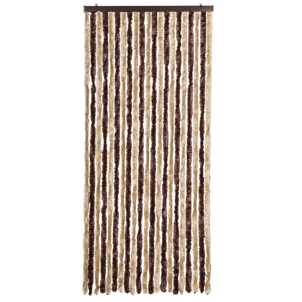 8718475052173_g_en_hd_1 vidaXL Insect Curtain Beige and Light Brown 90x220 cm Chenille - Image 3