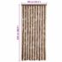 vidaXL Insect Curtain Beige and Light Brown 90x220 cm Chenille - Image 7