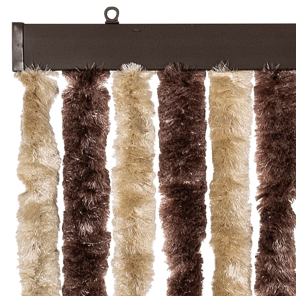 8718475052180_g_en_hd_2 vidaXL Insect Curtain Beige and Light Brown 100x220 cm Chenille - Image 4
