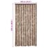 vidaXL Insect Curtain Beige and Light Brown 100x220 cm Chenille - Image 7