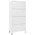 vidaXL Locker Cabinet with 9 Compartments Steel 90x45x180 cm Grey - Image 6