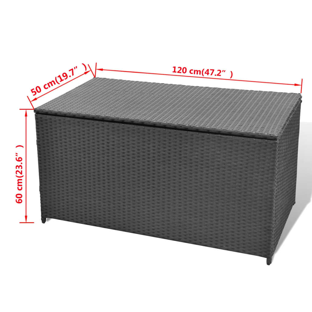 8718475501039_g_en_hd_5 vidaXL Garden Storage Box Black 120x50x60 cm Poly Rattan - Image 6