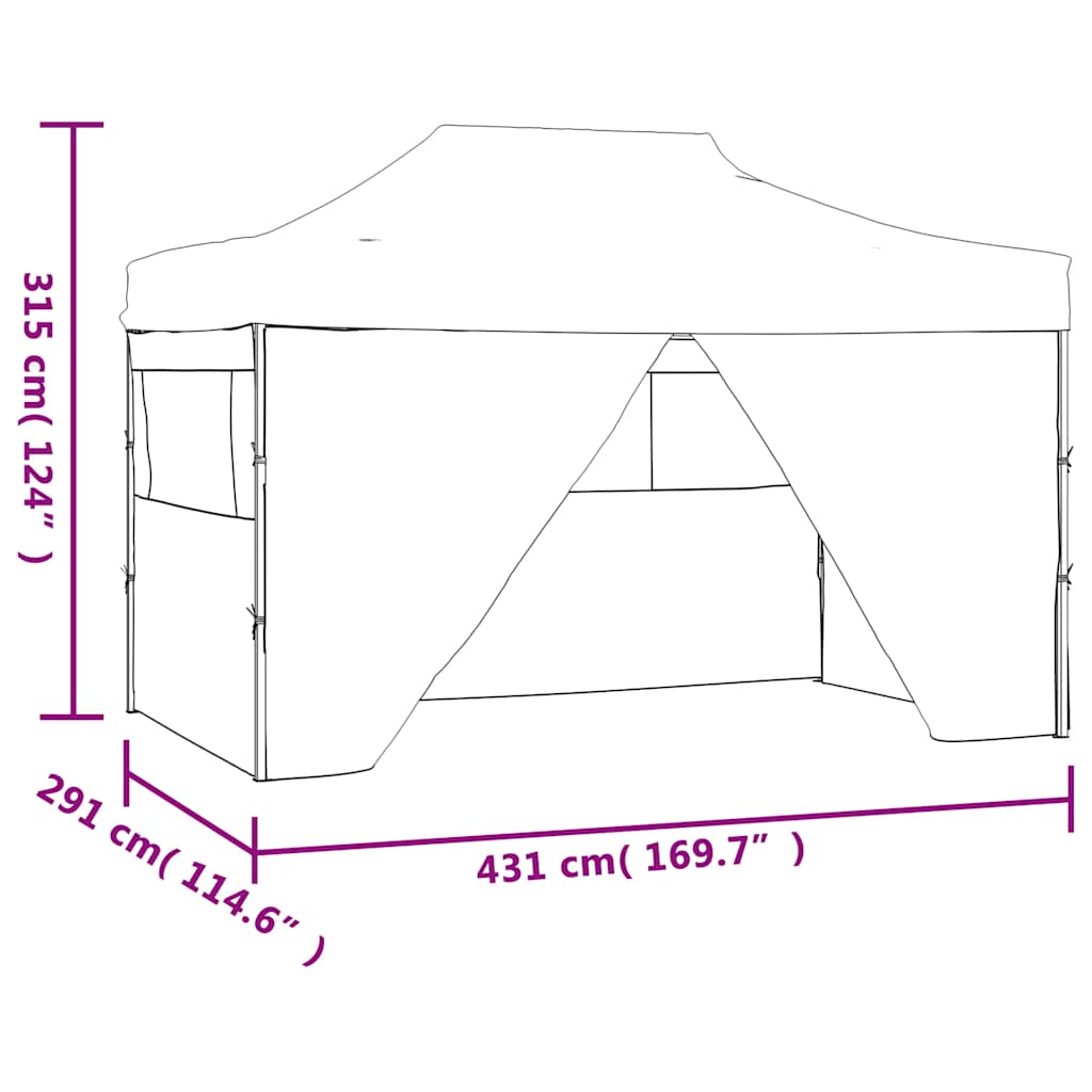 8718475501176_g_en_hd_12 vidaXL Foldable Tent Pop-Up with 4 Side Walls 3x4.5 m Blue - Image 13