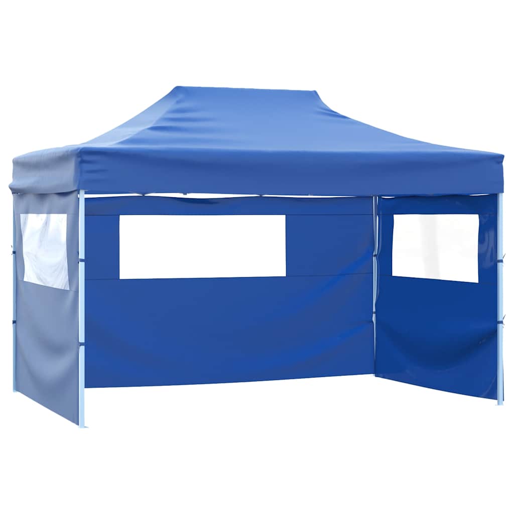 8718475501176_g_en_hd_3 vidaXL Foldable Tent Pop-Up with 4 Side Walls 3x4.5 m Blue - Image 4