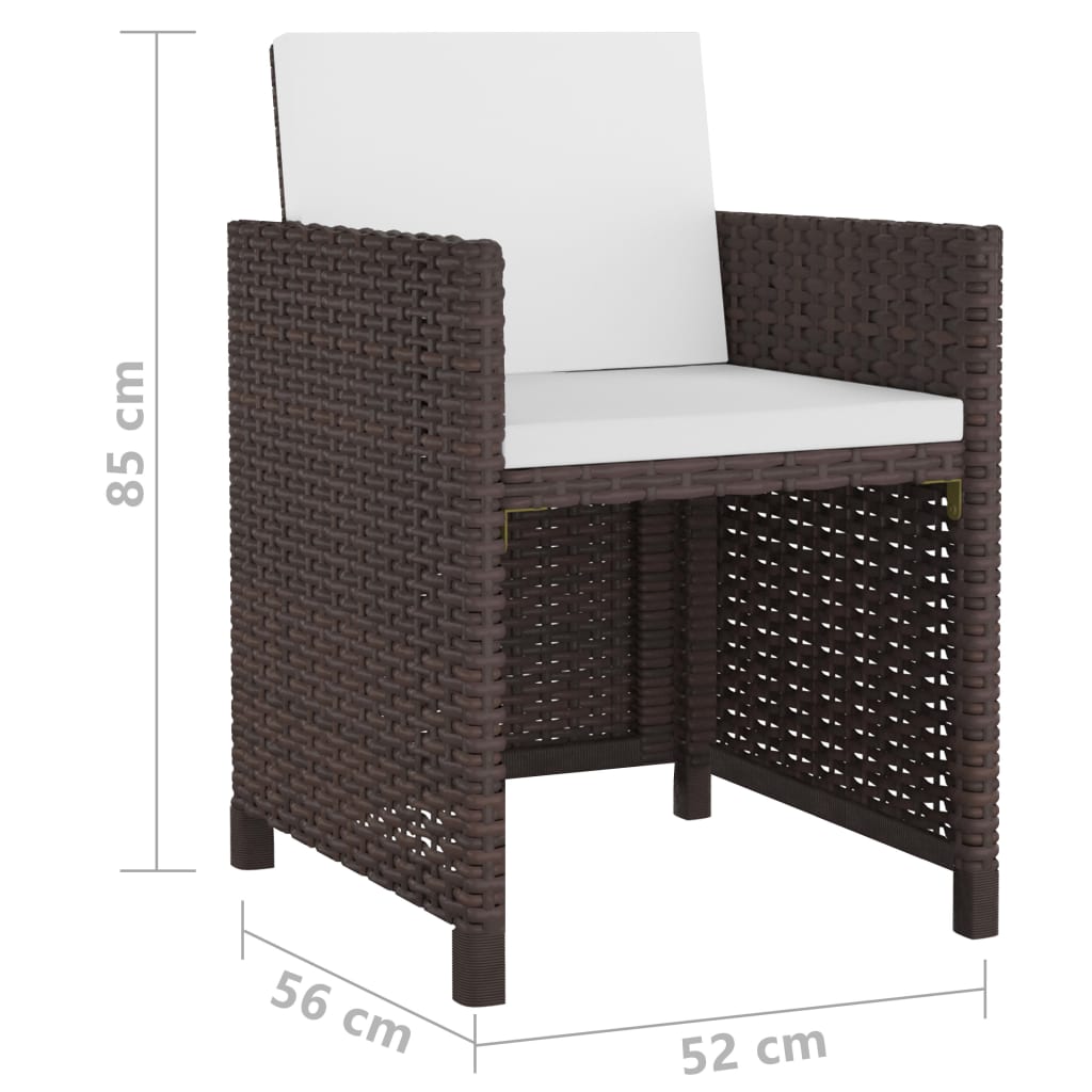 8718475501534_g_en_hd_6 vidaXL 11 Piece Outdoor Dining Set with Cushions Poly Rattan Brown - Image 7