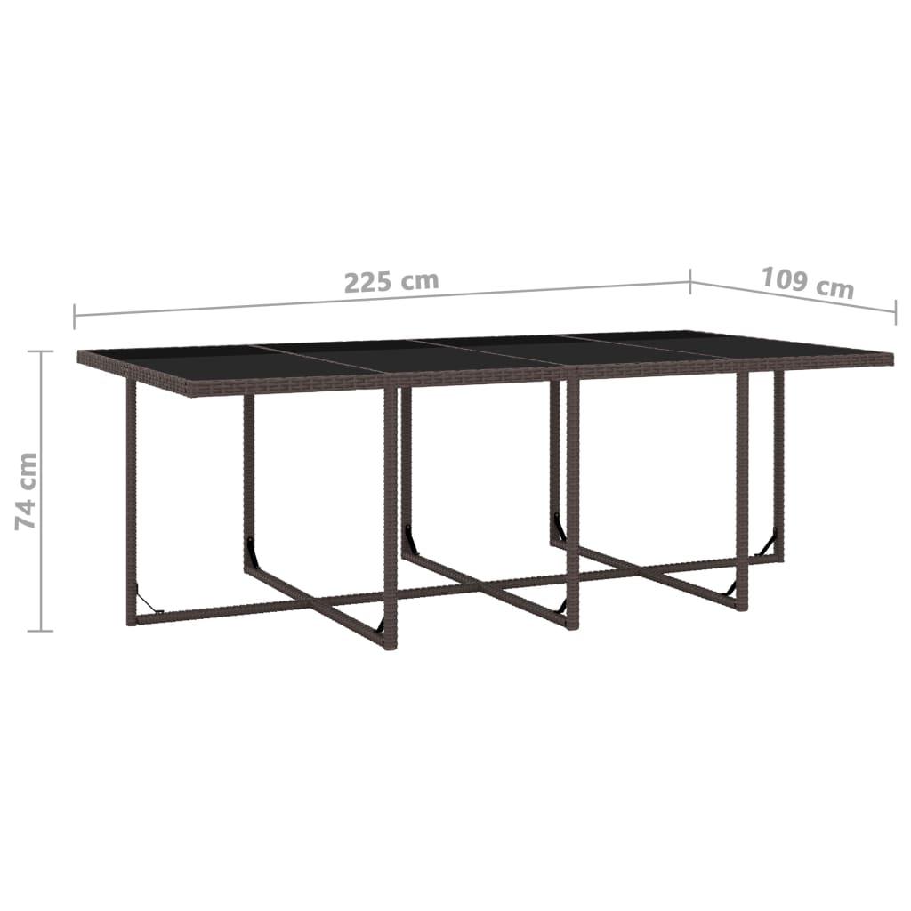 8718475501572_g_en_hd_7 vidaXL 13 Piece Outdoor Dining Set with Cushions Poly Rattan Brown - Image 8