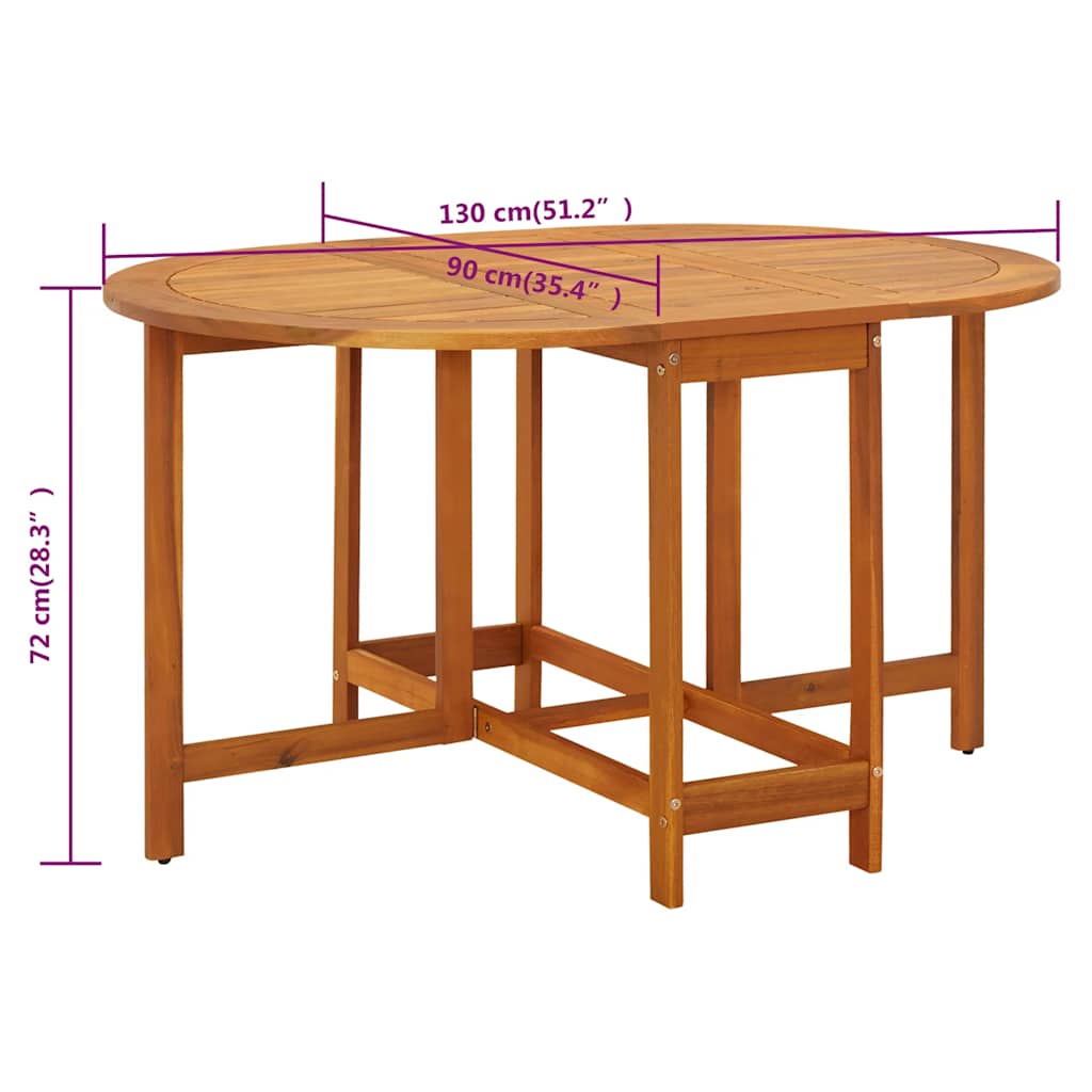 8718475502647_g_en_hd_7 vidaXL Garden Table 130x90x72 cm Solid Acacia Wood - Image 9