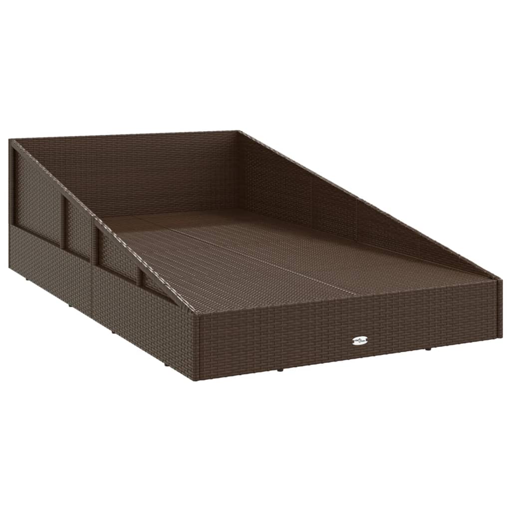 8718475502715_g_en_hd_4 vidaXL Garden Bed Brown 110x200 cm Poly Rattan - Image 6