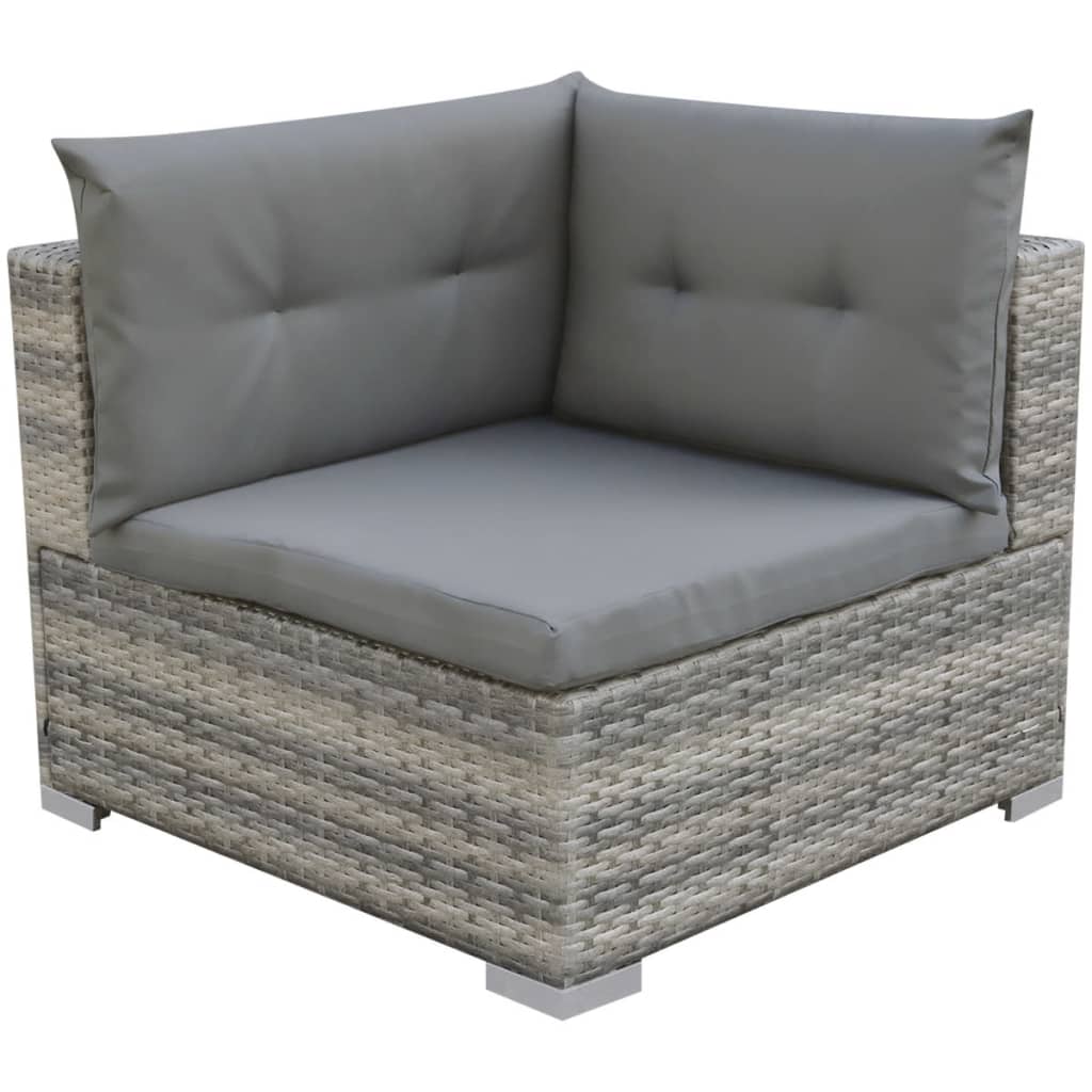 8718475503415_g_en_hd_4 vidaXL 10 Piece Garden Lounge Set with Cushions Poly Rattan Grey - Image 6