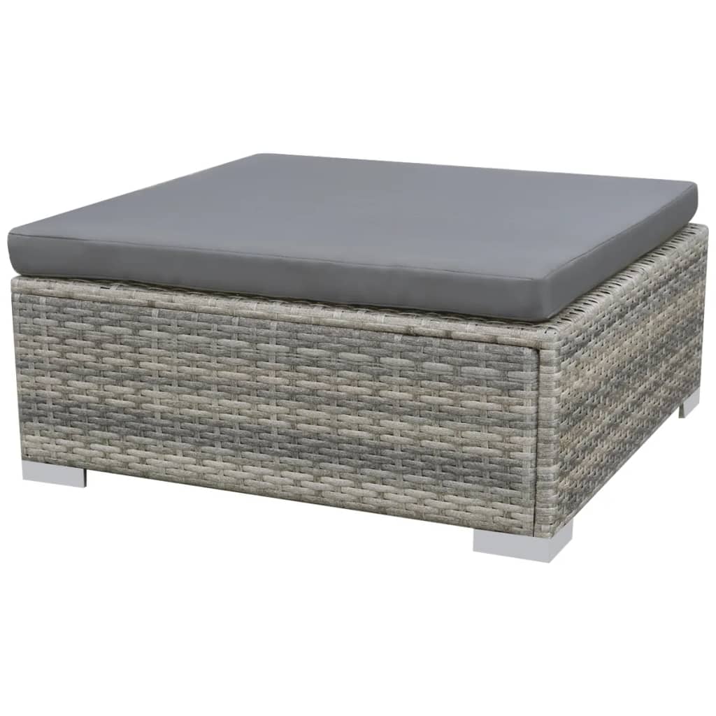 8718475503415_g_en_hd_6 vidaXL 10 Piece Garden Lounge Set with Cushions Poly Rattan Grey - Image 8