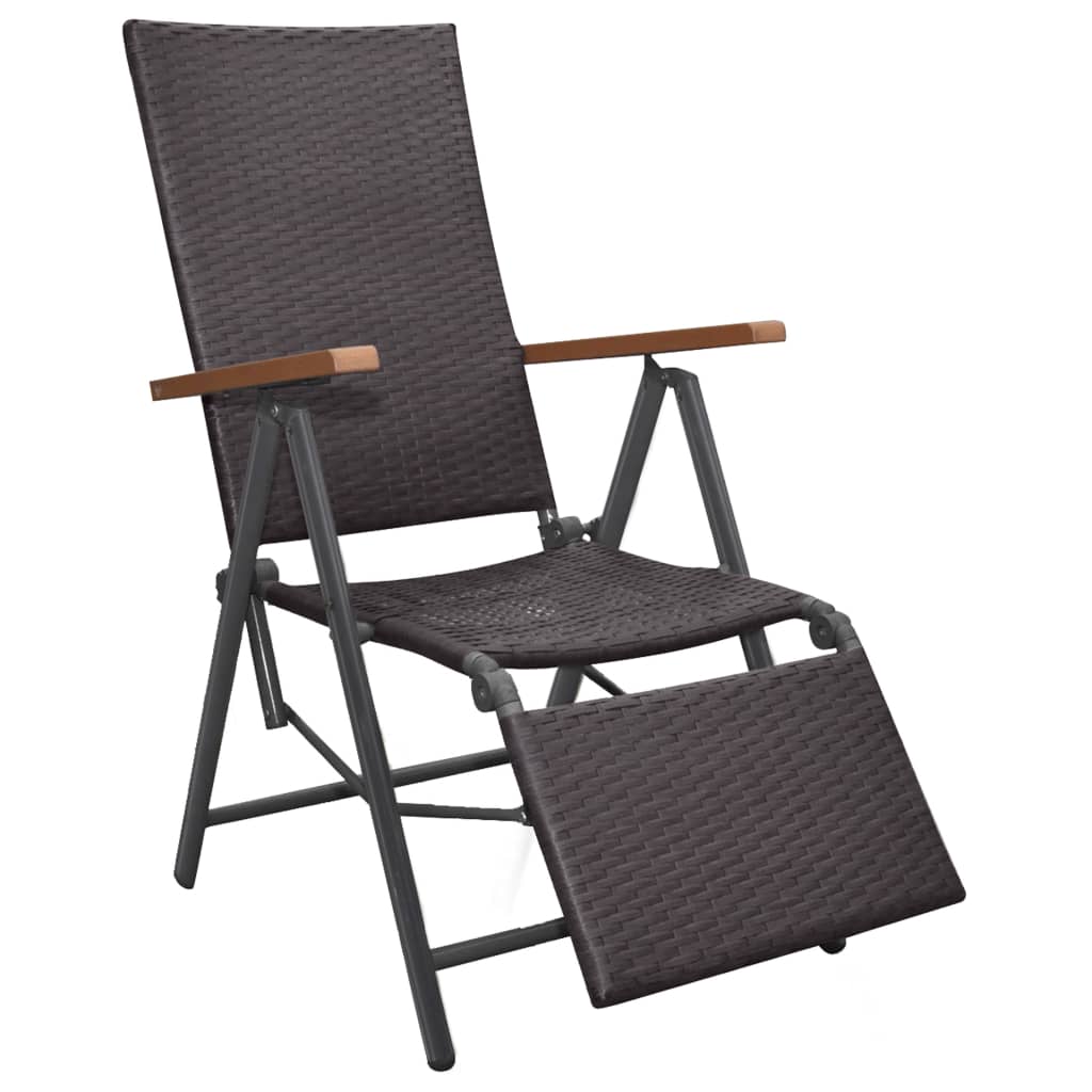 8718475503705_g_en_hd_1 vidaXL Reclining Deck Chair Poly Rattan Brown - Image 2