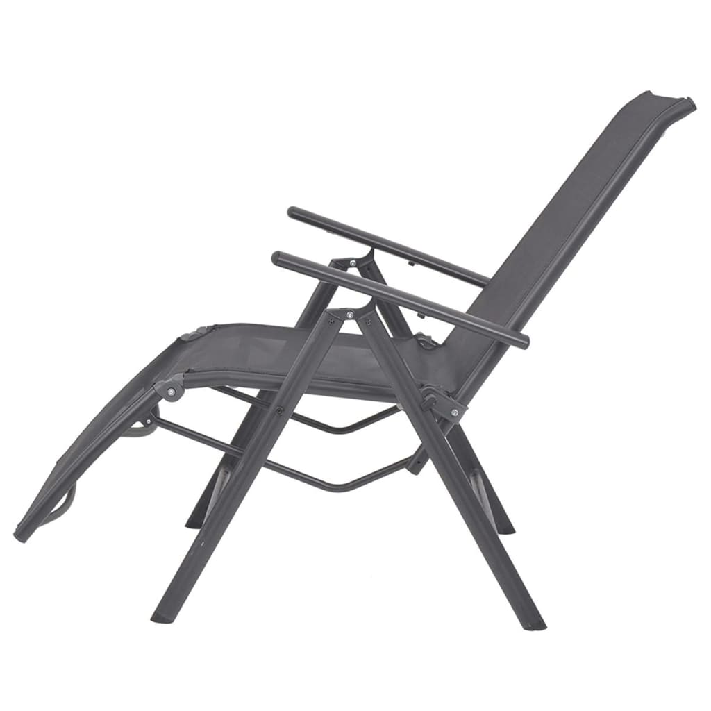 8718475503712_g_en_hd_4 vidaXL Reclining Deck Chair Aluminium and Textilene Black - Image 5