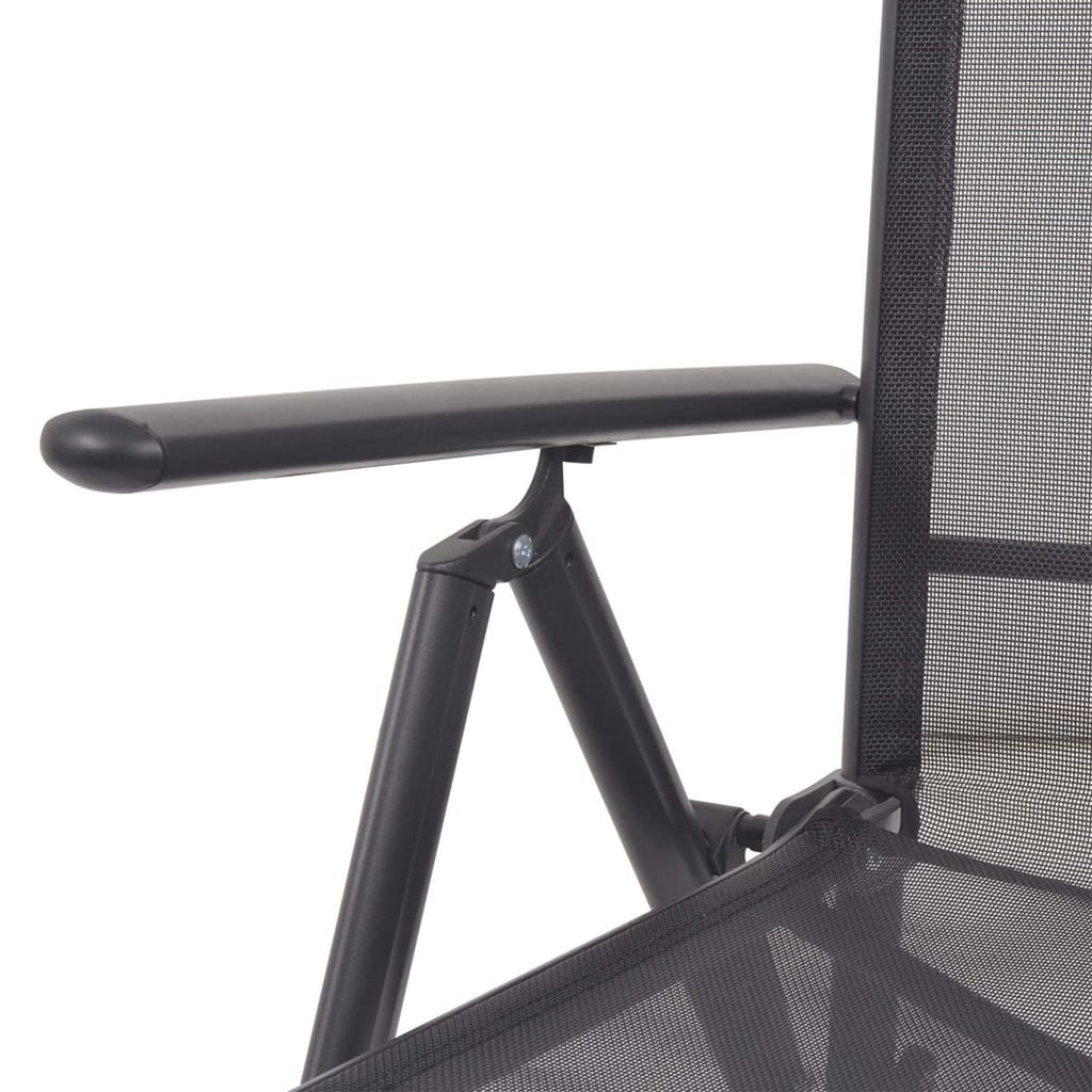 8718475503712_g_en_hd_7 vidaXL Reclining Deck Chair Aluminium and Textilene Black - Image 8