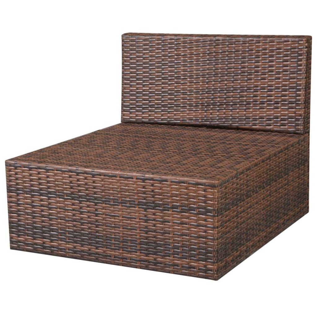 8718475504450_g_en_hd_5 vidaXL 10 Piece Garden Lounge Set with Cushions Poly Rattan Brown - Image 7