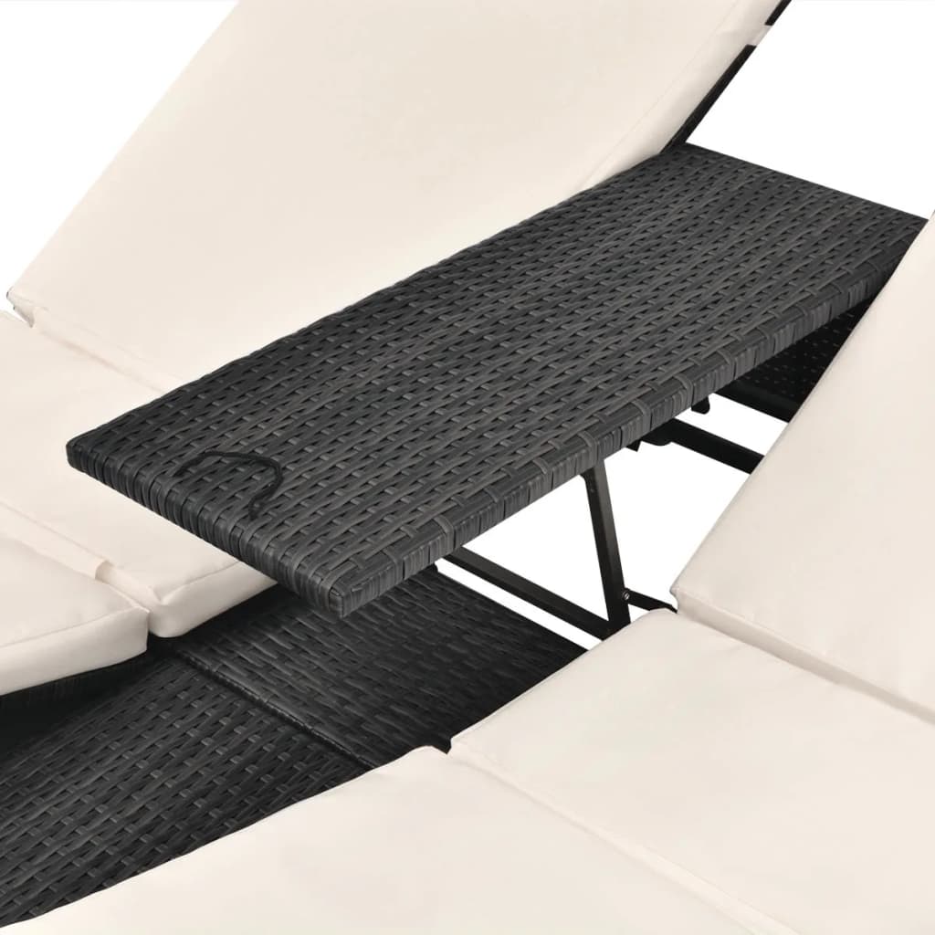 8718475504818_g_en_hd_6 vidaXL Double Sun Lounger with Curtains Poly Rattan Black - Image 8