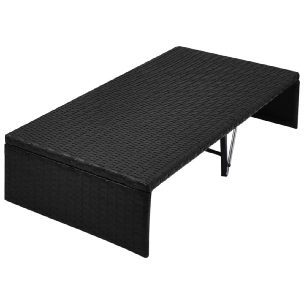 8718475504917_g_en_hd_5 vidaXL Garden Bed with Canopy Black 190x130 cm Poly Rattan - Image 6