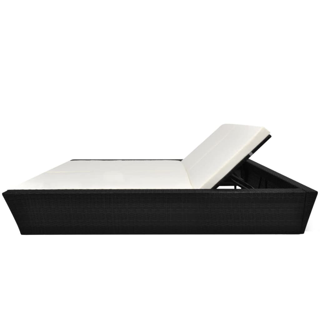 8718475504931_g_en_hd_2 vidaXL Outdoor Lounge Bed with Cushion Poly Rattan Black - Image 3