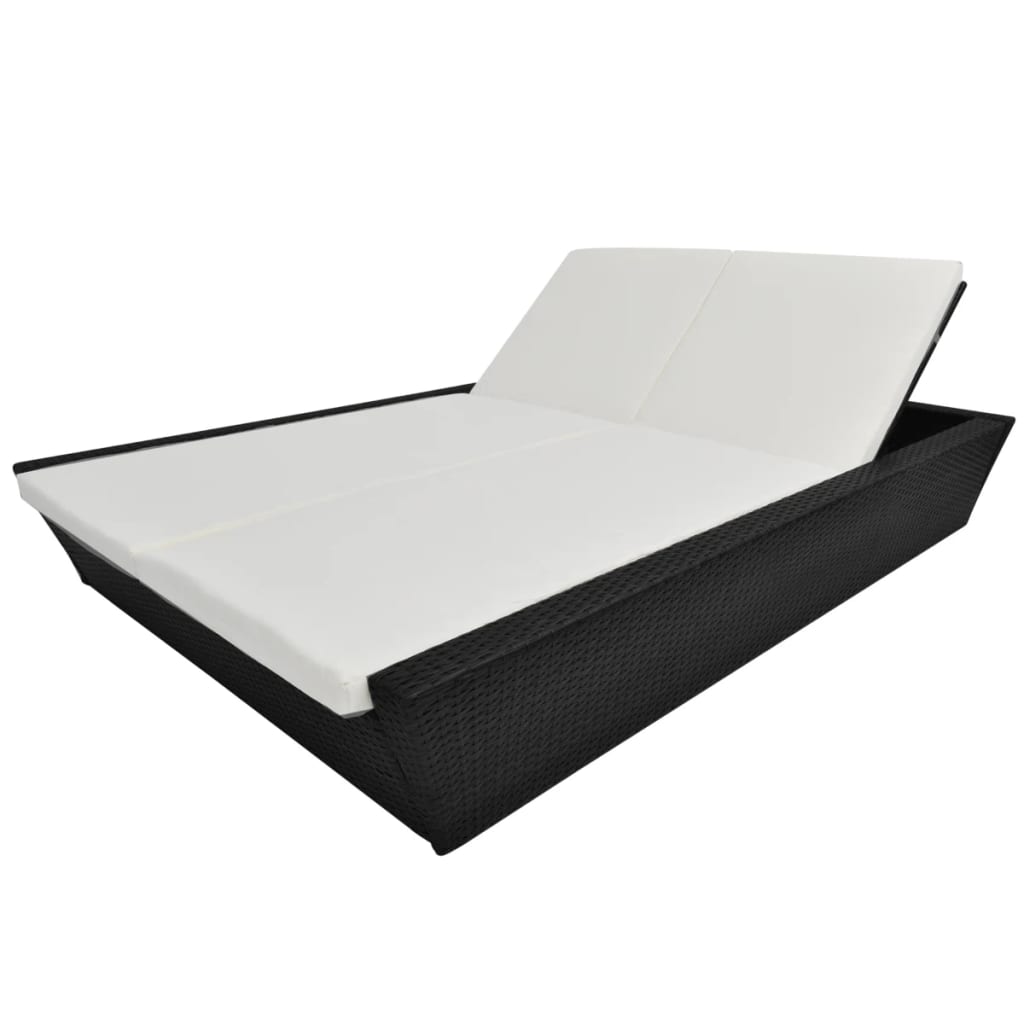8718475504931_g_en_hd_3 vidaXL Outdoor Lounge Bed with Cushion Poly Rattan Black - Image 4