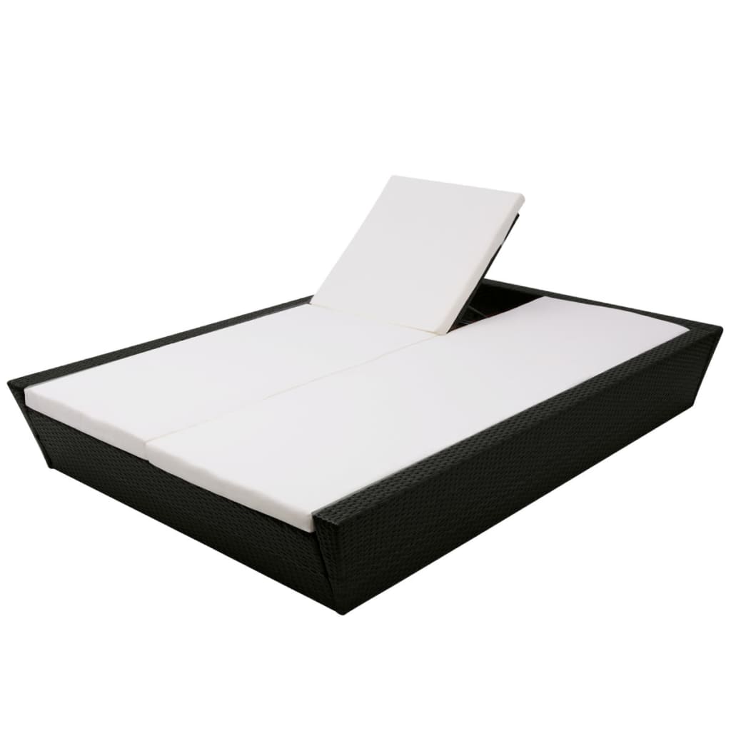 8718475504931_g_en_hd_5 vidaXL Outdoor Lounge Bed with Cushion Poly Rattan Black - Image 6