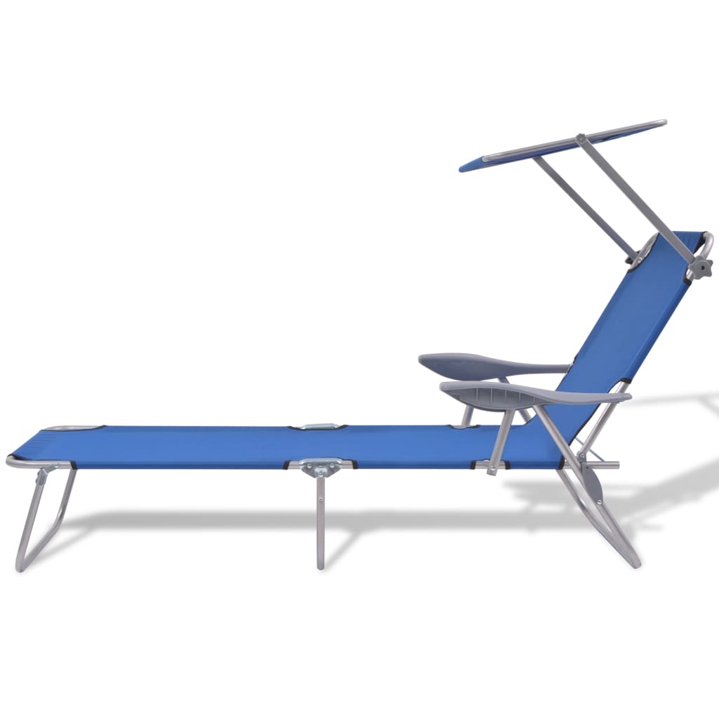 8718475505211_g_en_hd_1 vidaXL Sun Lounger with Canopy Steel Blue - Image 2
