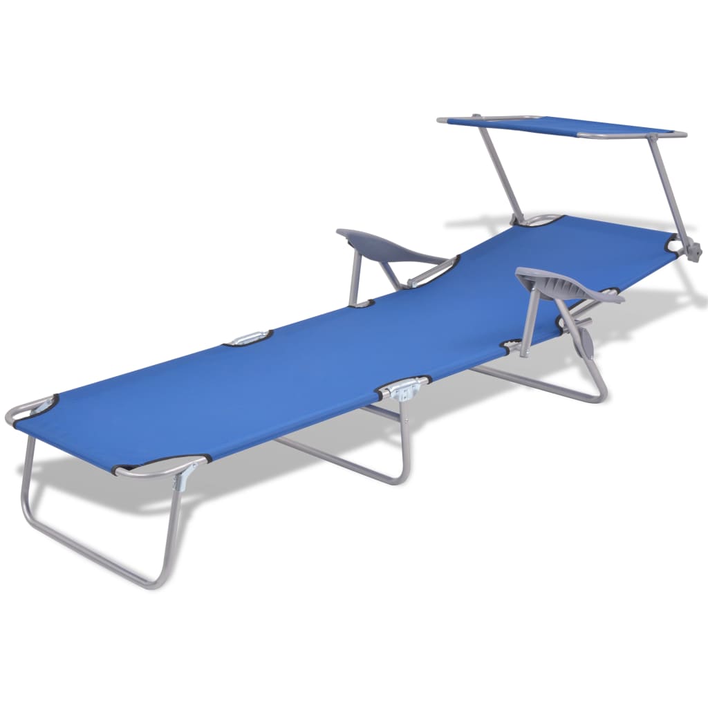 8718475505211_g_en_hd_2 vidaXL Sun Lounger with Canopy Steel Blue - Image 3