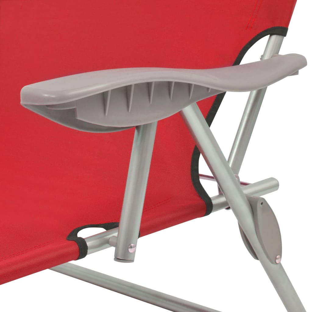 8718475505235_g_en_hd_3 vidaXL Sun Lounger with Canopy Steel Red - Image 4