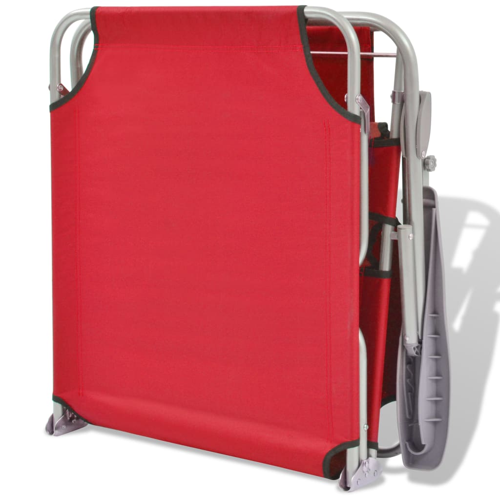 8718475505235_g_en_hd_5 vidaXL Sun Lounger with Canopy Steel Red - Image 6