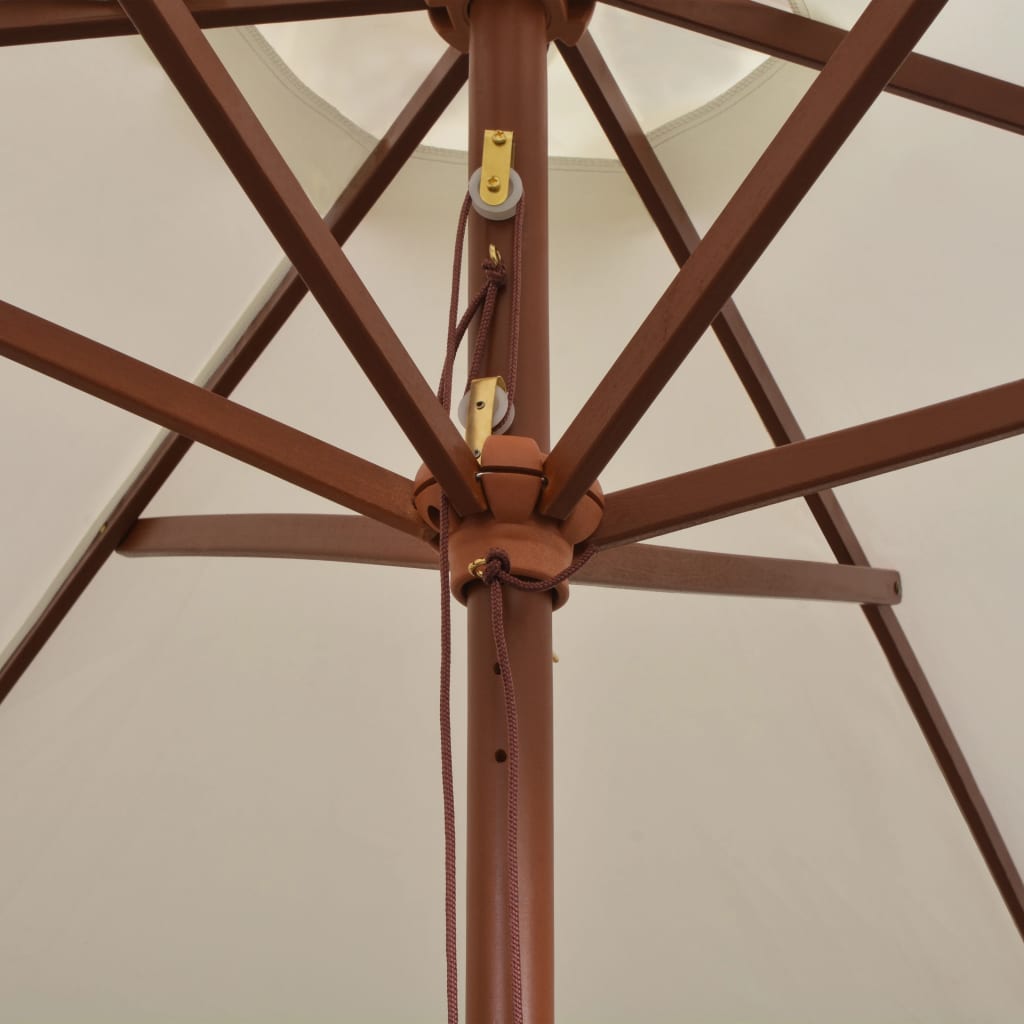 8718475505501_g_en_hd_4 vidaXL Garden Parasol 270x270 cm Wooden Pole Cream White - Image 5