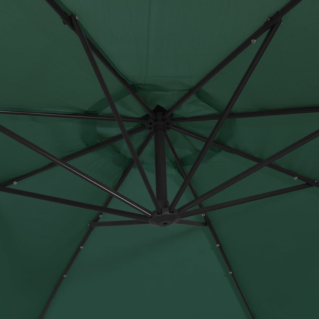 8718475505570_g_en_hd_7 vidaXL Hanging Garden Parasol with LED Lighting 300 cm Green Metal Pole - Image 9