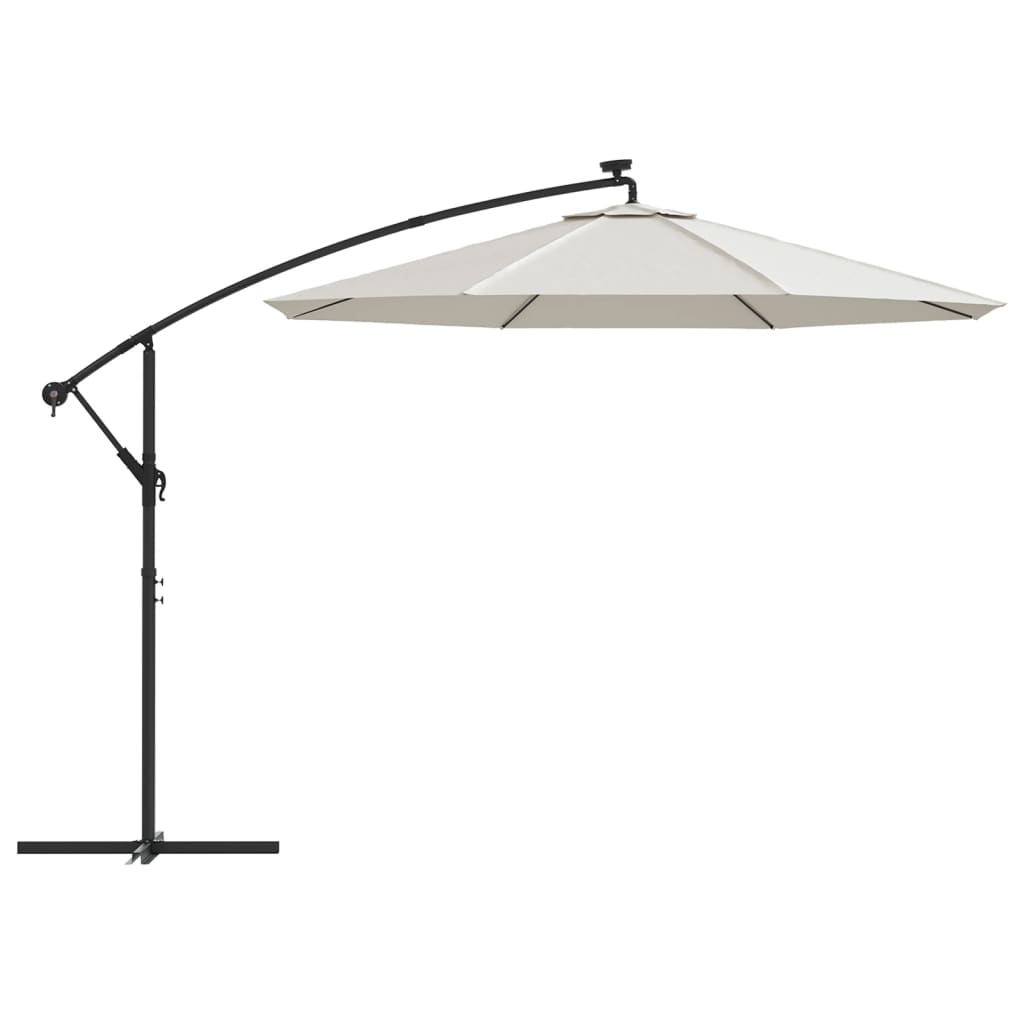 8718475505587_g_en_hd_2 vidaXL Hanging Garden Parasol with LED Lighting 300 cm Sand Metal Pole - Image 4