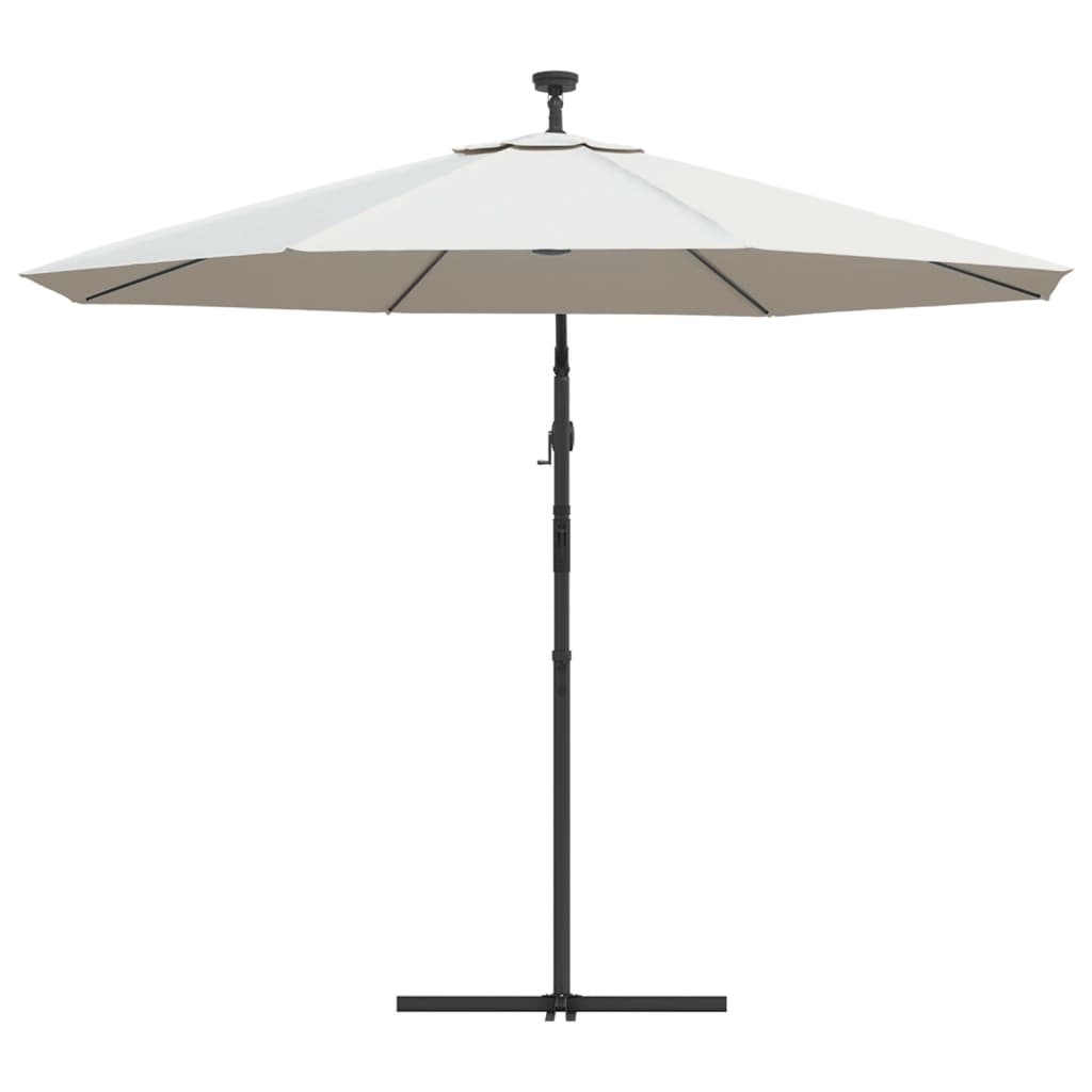 8718475505587_g_en_hd_5 vidaXL Hanging Garden Parasol with LED Lighting 300 cm Sand Metal Pole - Image 7
