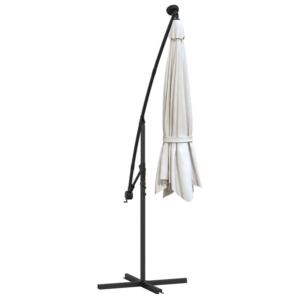 8718475505587_g_en_hd_6 vidaXL Hanging Garden Parasol with LED Lighting 300 cm Sand Metal Pole - Image 8