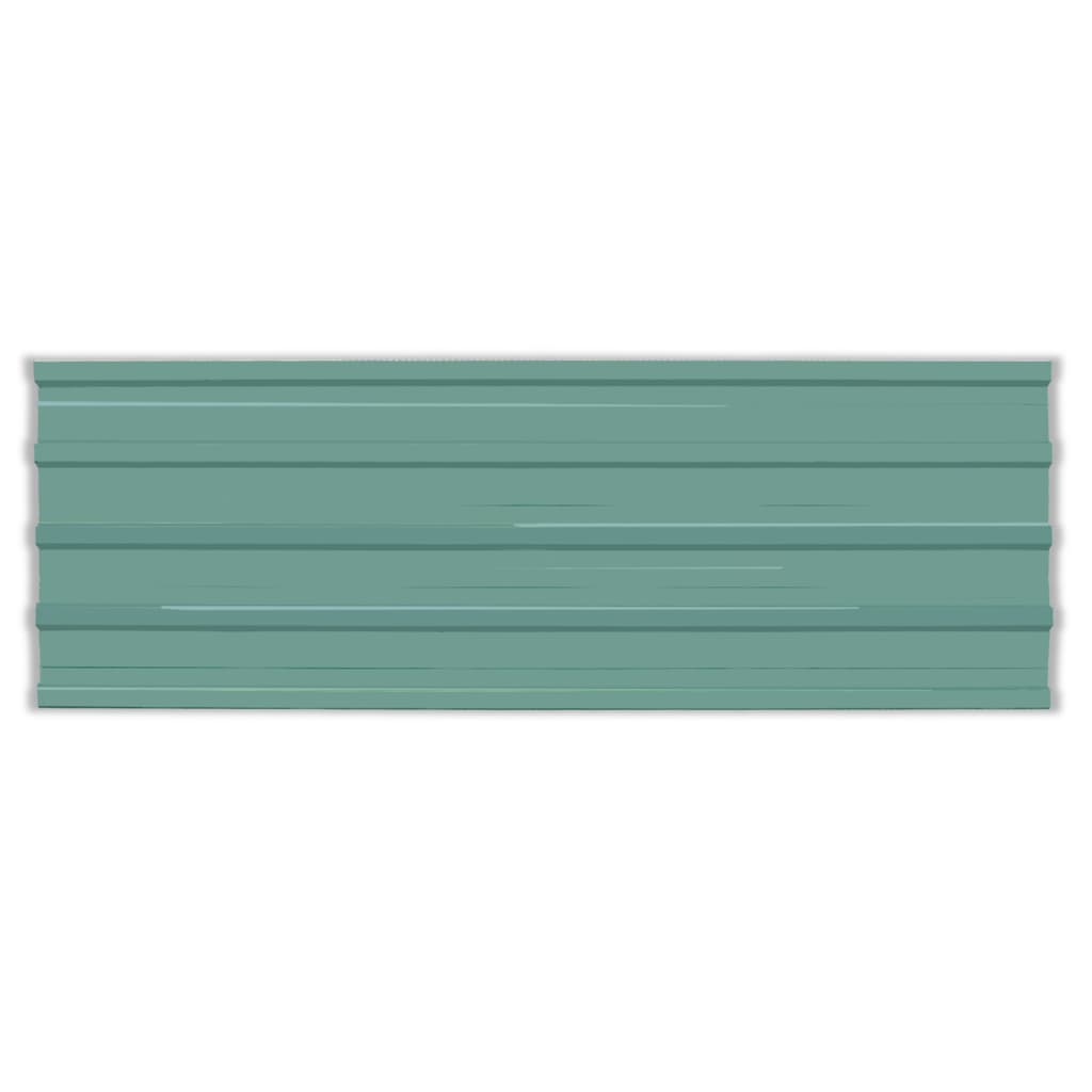 8718475505709_g_en_hd_1 vidaXL Roof Panels 12 pcs Galvanised Steel Green - Image 2