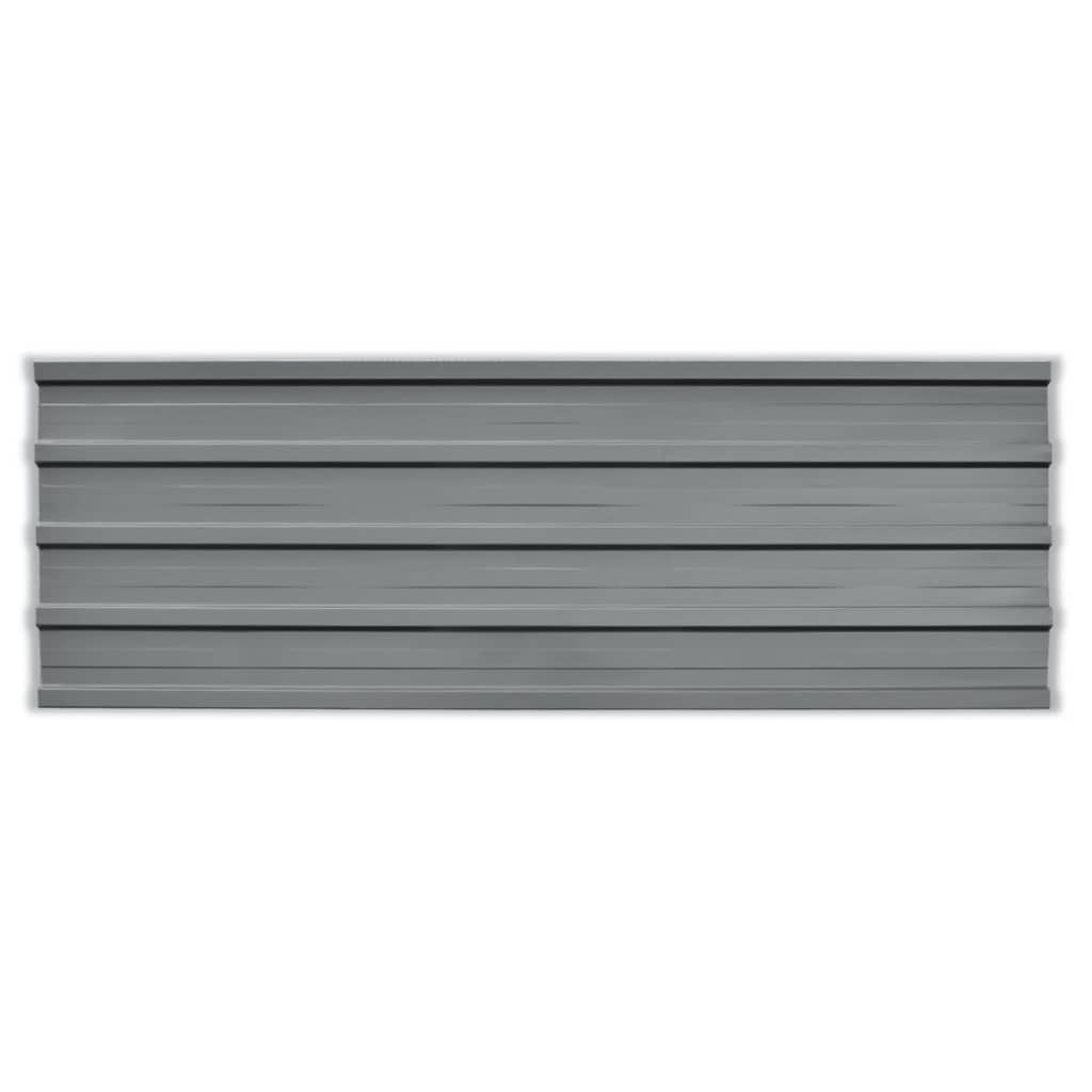 8718475505716_g_en_hd_1 vidaXL Roof Panels 12 pcs Galvanised Steel Grey - Image 2