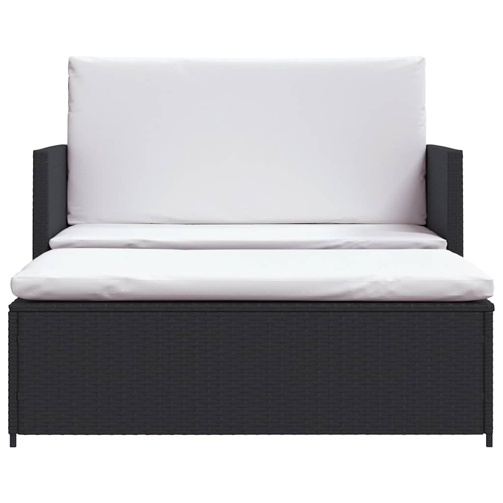 8718475506348_g_en_hd_1 vidaXL 2 Piece Garden Lounge Set with Cushions Poly Rattan Black - Image 3