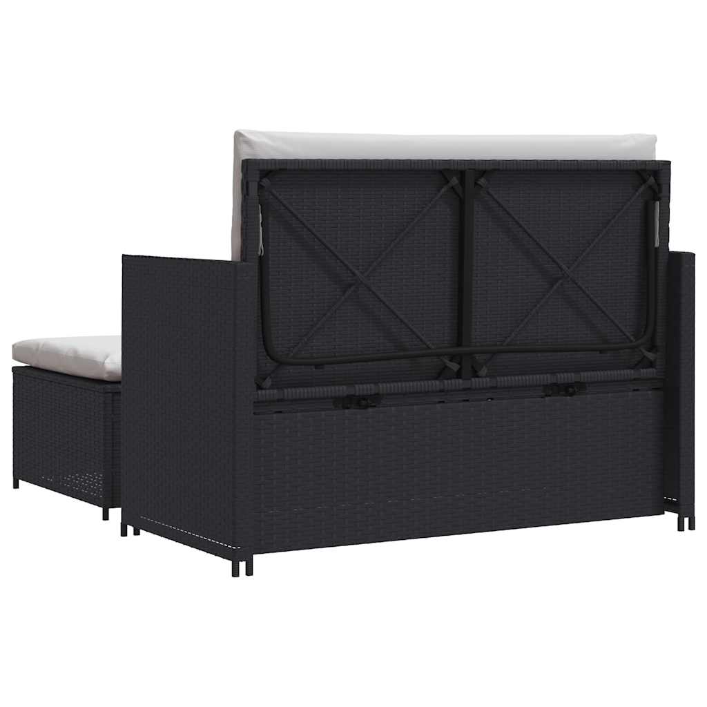8718475506348_g_en_hd_4 vidaXL 2 Piece Garden Lounge Set with Cushions Poly Rattan Black - Image 6