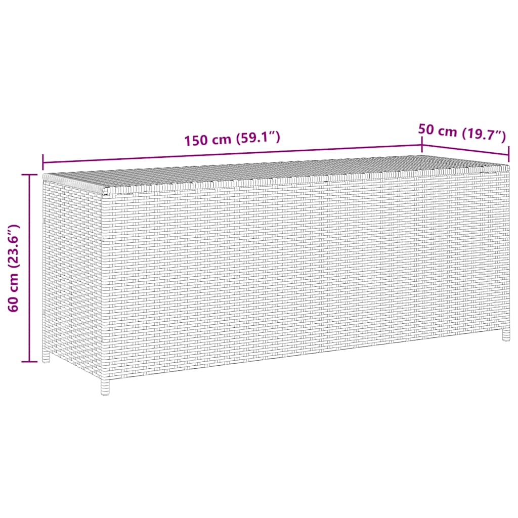 8718475506973_g_en_hd_7 vidaXL Garden Storage Box Black 150x50x60 cm Poly Rattan - Image 9