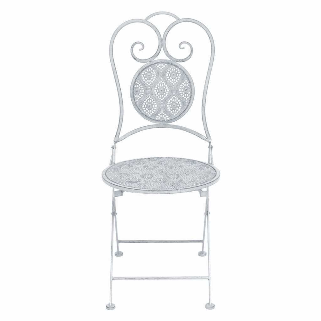 8718475507130_g_en_hd_4 vidaXL 3 Piece Bistro Set Steel Greyish White - Image 5