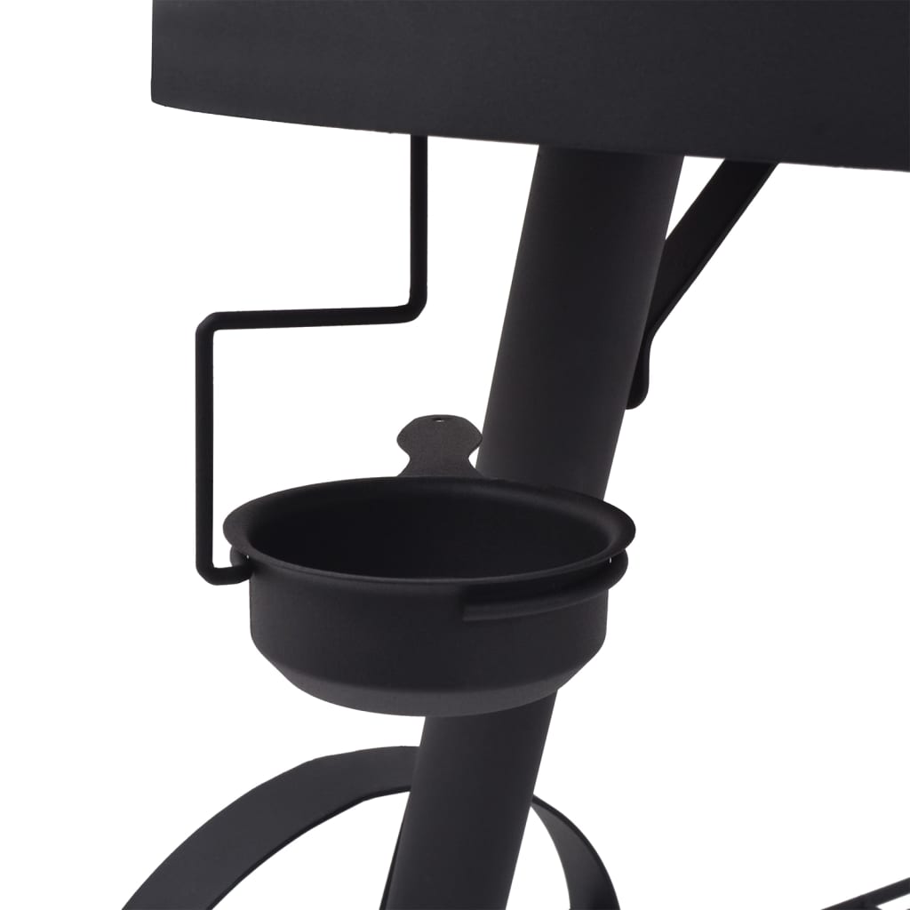 8718475507185_g_en_hd_8 vidaXL BBQ Charcoal Smoker with Bottom Shelf Black Heavy XXL - Image 9