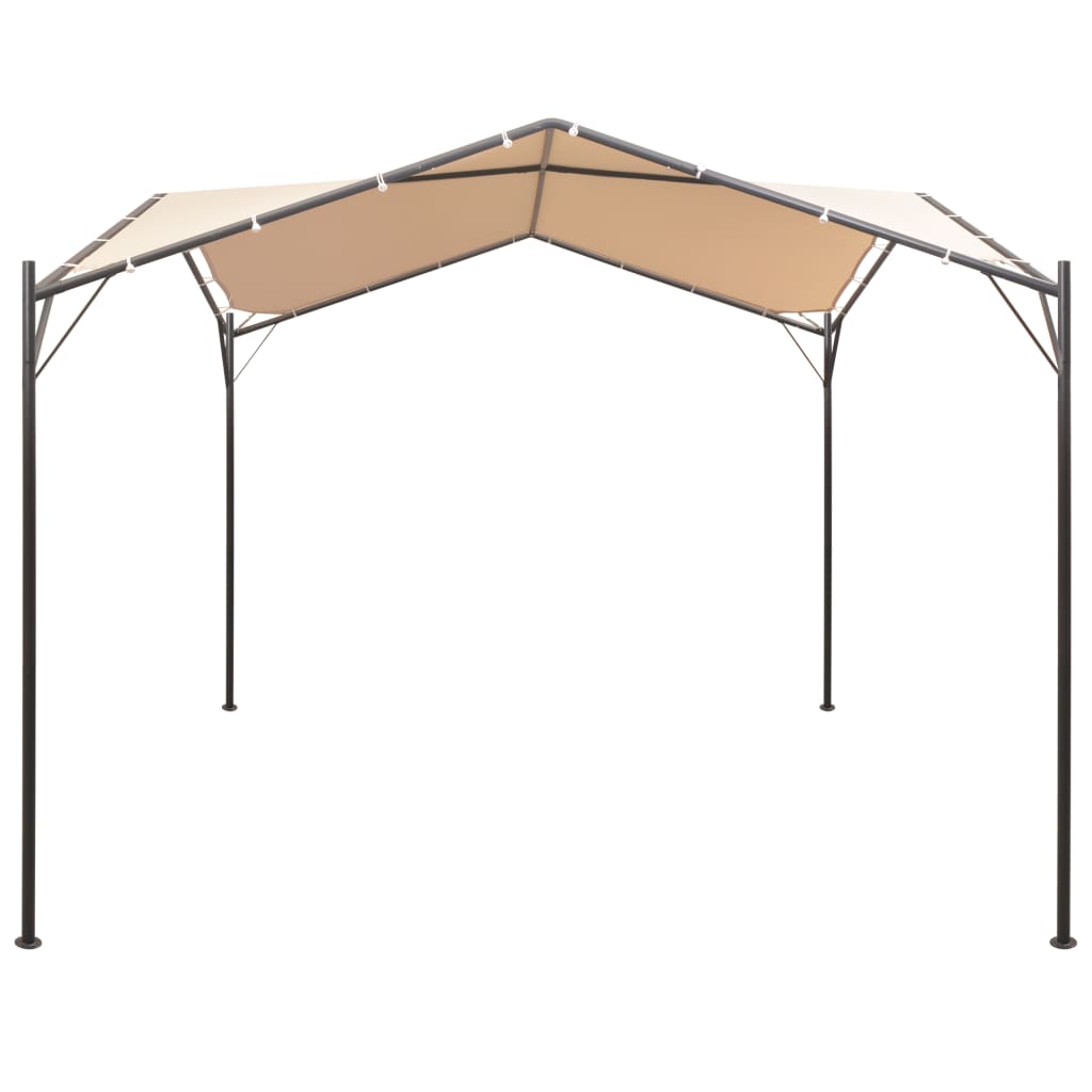 8718475507314_g_en_hd_1 vidaXL Gazebo Pavilion Tent Canopy 3x3 m Steel Beige - Image 2