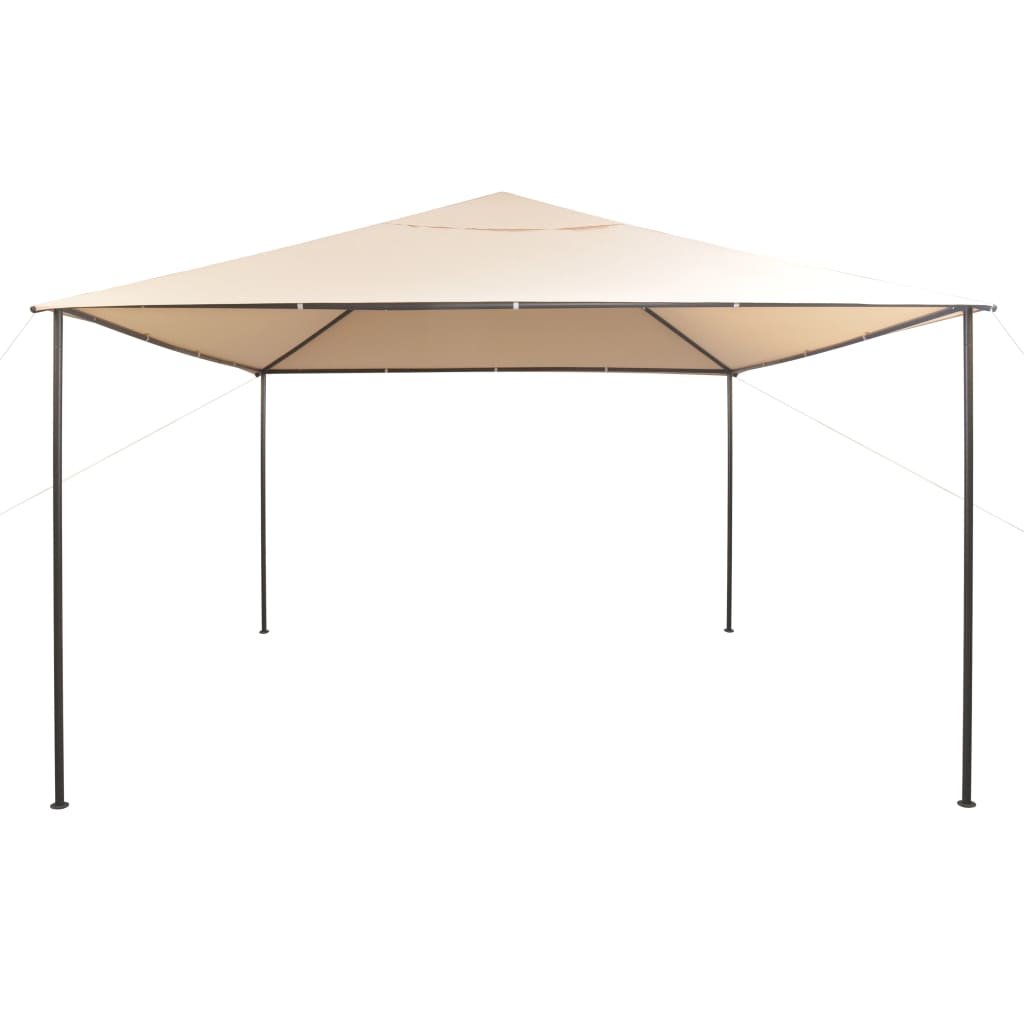 8718475507345_g_en_hd_1 vidaXL Gazebo Pavilion Tent Canopy 4x4 m Steel Beige - Image 2