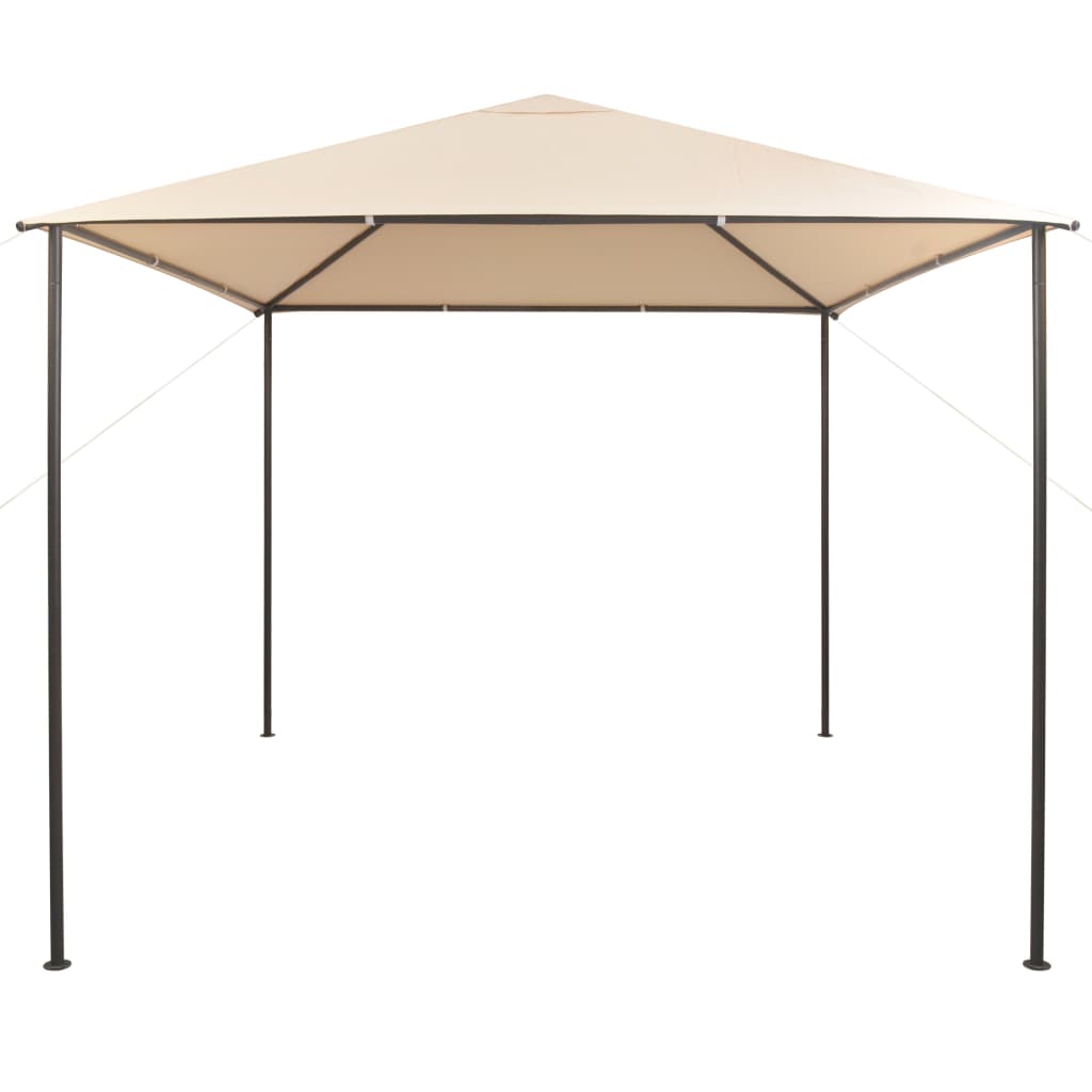 8718475507352_g_en_hd_1 vidaXL Gazebo Pavilion Tent Canopy 3x3 m Steel Beige - Image 2
