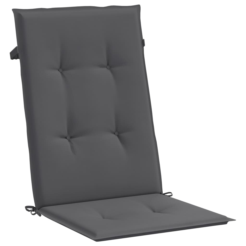 8718475507406_g_en_hd_3 vidaXL Garden Highback Chair Cushions 2 pcs Anthracite 120x50x3 cm Fabric - Image 5