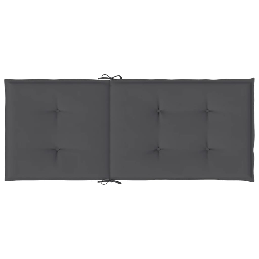 8718475507406_g_en_hd_5 vidaXL Garden Highback Chair Cushions 2 pcs Anthracite 120x50x3 cm Fabric - Image 7