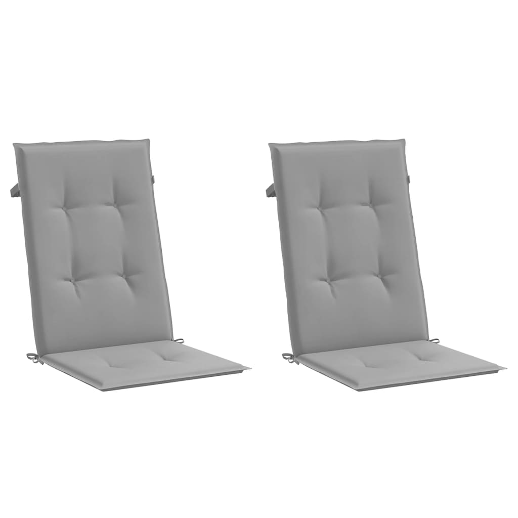 8718475507420_g_en_hd_1 vidaXL Garden Highback Chair Cushions 2 pcs Grey 120x50x3 cm Fabric - Image 3