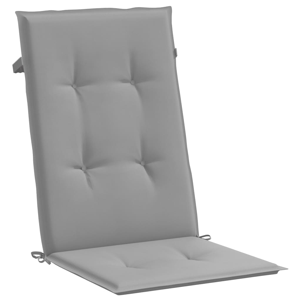 8718475507420_g_en_hd_3 vidaXL Garden Highback Chair Cushions 2 pcs Grey 120x50x3 cm Fabric - Image 5