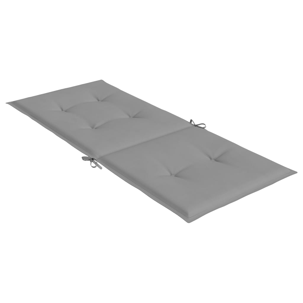 8718475507420_g_en_hd_4 vidaXL Garden Highback Chair Cushions 2 pcs Grey 120x50x3 cm Fabric - Image 6