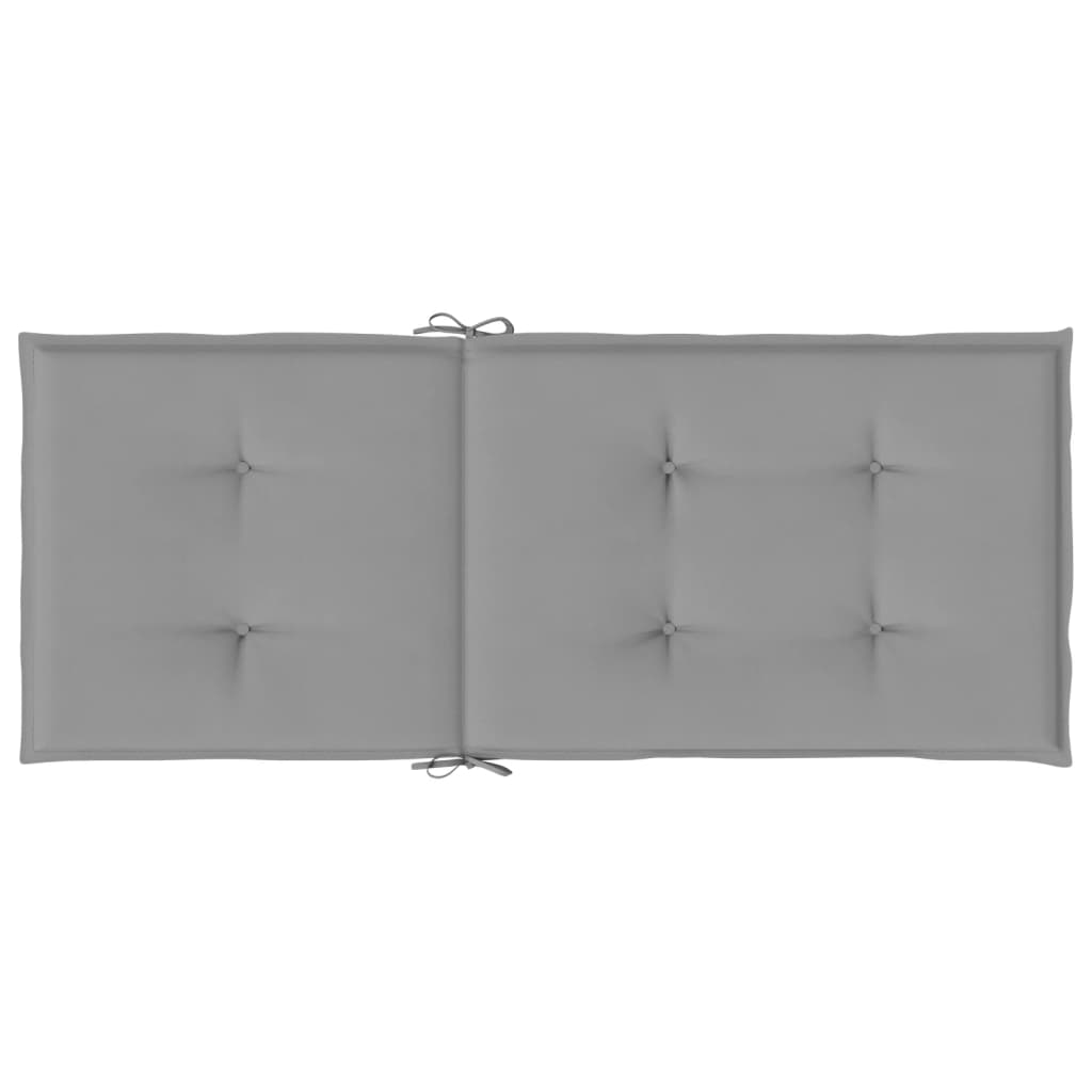 8718475507420_g_en_hd_5 vidaXL Garden Highback Chair Cushions 2 pcs Grey 120x50x3 cm Fabric - Image 7