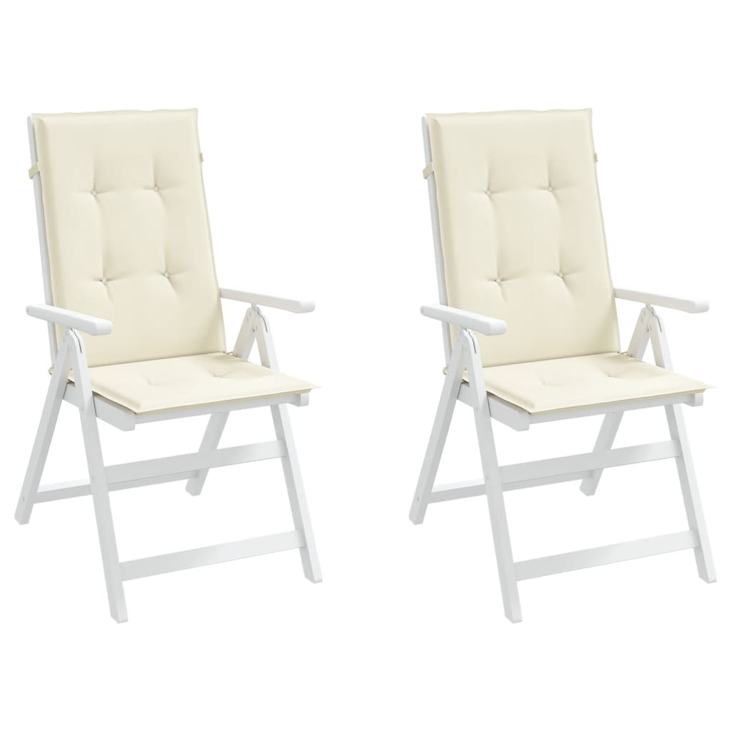 8718475507444_g_en_hd_2 vidaXL Garden Highback Chair Cushions 2 pcs Cream 120x50x3 cm Fabric - Image 4